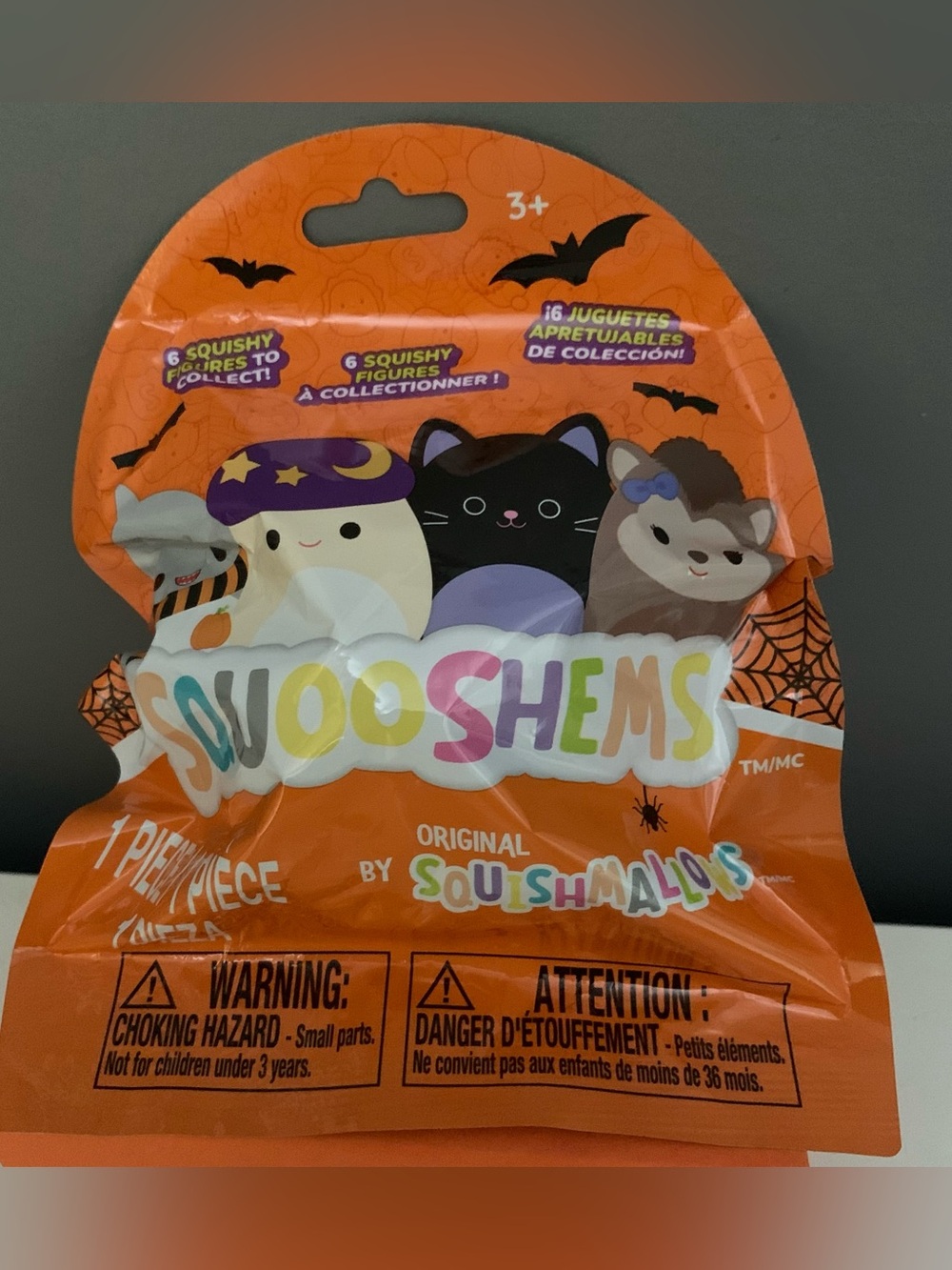 Squishmallows Halloween Souooshems Surprise Pack - Orange & Purple Accents